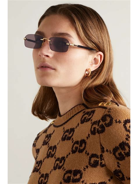 rectangular frame sunglasses gucci|gucci rectangular eyeglasses.